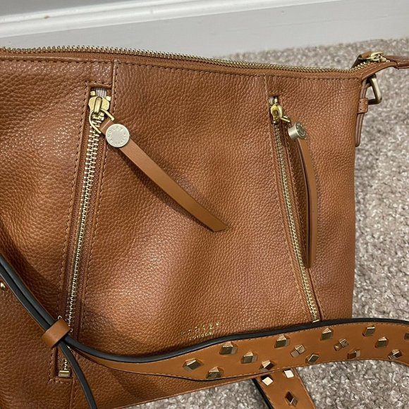 Radley London Fountain Road Brown Shoulder Crossbody Medium Zip Top - Picture 7 of 8